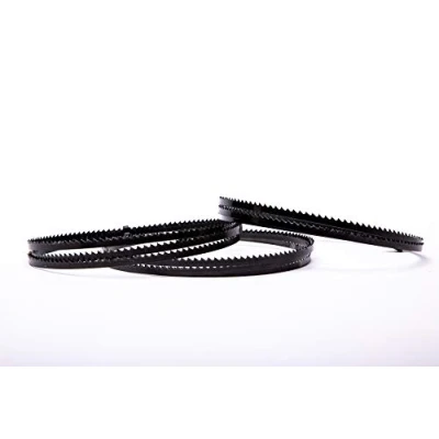 Immagine di Encut Set di 3 lame per sega a nastro, ad alte prestazioni, 1400 x 6 0,65 mm, denti pollice, in acciaio nastro Einhell, Atika ecc. legno, compensato, acciaio, plastica ecc