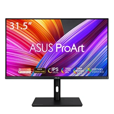 Immagine di Asus PA328QV IPS Monitor LED ERP F (A G) 80 cm (31.5 pollici) 2560 x 1440 Pixel 16:9 5 ms HDMI ™, DisplayPort, USB A, Presa cuffie
