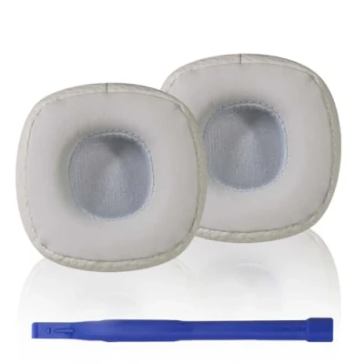 Immagine di Aiivioll Marshall Major III Ear Pads Memory Foam Protein Leather Compatibile con Auricolari Bluetooth cablati/wireless (Bianco)