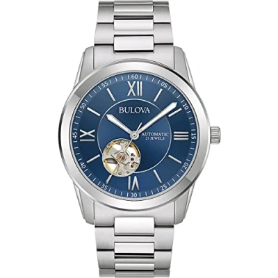 Immagine di Bulova Orologio Analogueico Meccanico a Carica Manuale Uomo con Cinturino in Acciaio Inossidabile 96A281