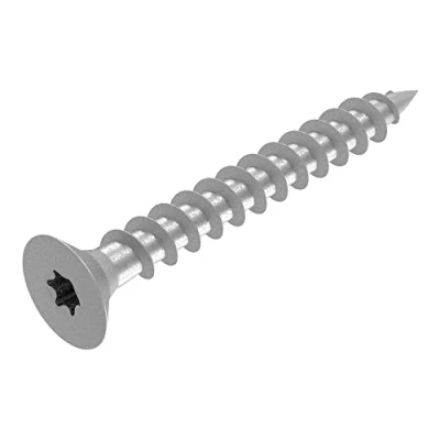 Immagine di SECCARO viti per truciolato 6 x 50 mm, in acciaio inox V2A VA A2, legno con filettatura completa, TX/esagono incassato, 100 pezzi