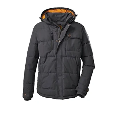 Immagine di G.I.G.A. DX Uomo Giacca funzionale casual in look piumino con cappuccio staccabile zip GW 64 MN QLTD JCKT, Blu navy scuro, M, 38527 000