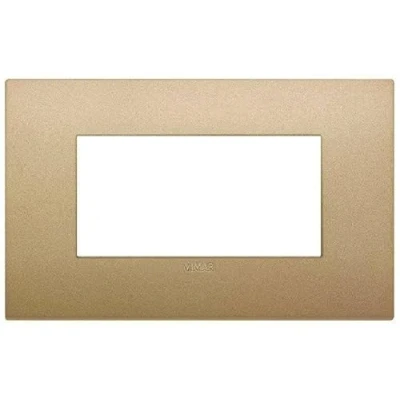 Immagine di VIMAR Serie Arke Frame Classic 4 Moduli tecnopolimero Oro Opaco