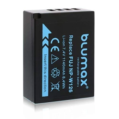 Immagine di Blumax Batteria compatibile con Fujifilm NP W126s W126 Fuji XT 3 200 X A7 (1140 mAh)
