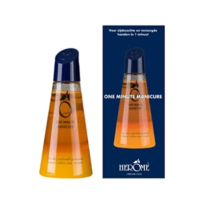Immagine di Herome Manicure in 1 Minuto scrub naturale ricco di oli nutrienti e rinfrescanti aromi limone/arancia idrata nutre mani, cuticole unghie (gomiti, ginocchia, piedi ecc.) 120ml.