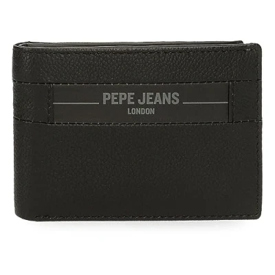 Immagine di Pepe Jeans Checkbox Portafogli e in Pelle bovina, Nero, Marrone, Blu Grigio, Taglia unica, Portafoglio