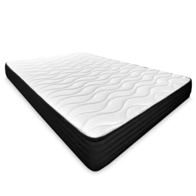 Immagine di mattfy Materasso viscoelastico Reversibile Kloe, Altezza 23 cm, Memory Foam, Bianco, 90x190