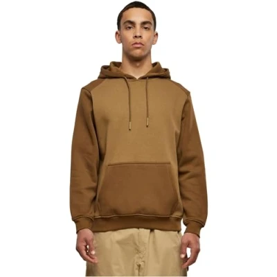 Immagine di Urban Classics Felpa con Cappuccio in Finta Raglan a 2 Toni, Midground/Darkground, L Uomo