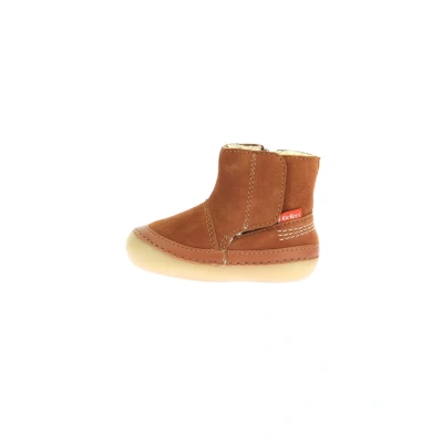 Immagine di Kickers CUIR Sokifaune Scarpe primi passi per bambini, Taglia: 22, Camel Pelle