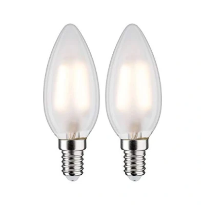 Immagine di Paulmann 28636 LED (monocolore) ERP G (A G) E14 3 W Bianco caldo (Ø x A) 35 mm 98 2 pz.