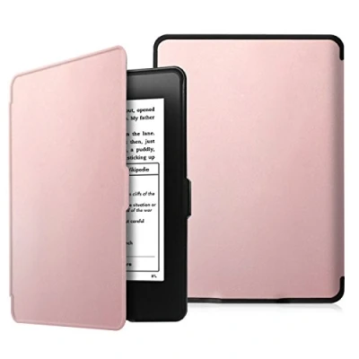 Immagine di FINTIE Custodia in Pelle PU per Kindle Paperwhite Non Compatibile con Il Modello 2018 (10ª Generazione), Oro Rosa