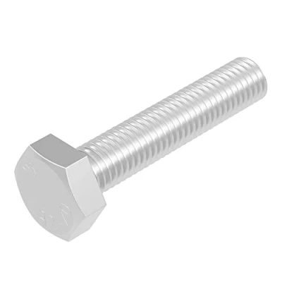 Immagine di SECCARO Viti a testa esagonale, M10 x 50 mm, in acciaio inox V2A VA A2, DIN 933/ISO 4017, esagonali esterni, 20 pezzi