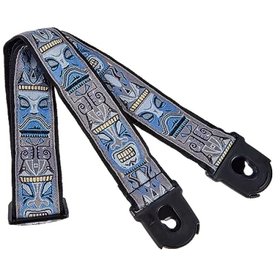 Immagine di Planet Waves 50PLA02 Tracolla per Chitarra con Sistema di Aggancio Lock, Multicolore (Tiki)