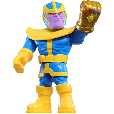 Immagine di Super Hero Adventures hasbro playskool heroes thanos marvel mega mighties, action figure 25 cm da collezione, f0022