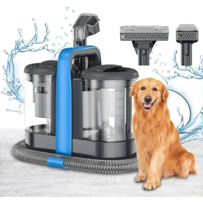 Immagine di 450W/ 12Kpa Lavatappeti Portatile,Lavatappeti,Aspirapolvere Per Macchie,Lavatappezzeria,lava divano ad Acqua,lava tappezzeria Tappeti, Moquette,Tappezzeria,Scale e Auto