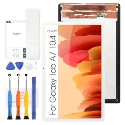 Immagine di Schermo per Samsung Galaxy Tab A7 T500 LCD Digitalizzatore Touch Assemblaggio con Strumenti 10.4&#039;&#039; SM T505 (Bianco)