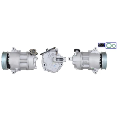 Immagine di LUCAS ACP01147 Compressore Aria Condizionata PAG 46 YF R134a, R1234yf con guarnizioni FIAT: 500L, BRAVO 2, Tipo Hatchback