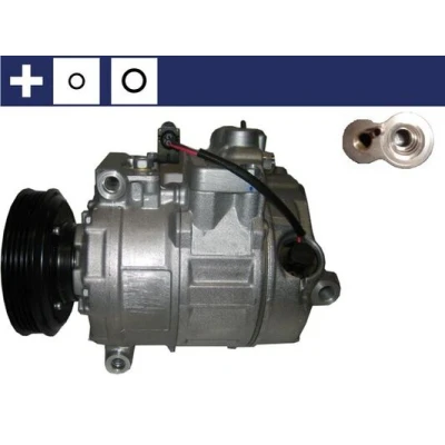 Immagine di MAHLE ORIGINAL ACP 167 000S Compressore Aria Condizionata 7SEU16C 12 PAG 46 R 134a con anello tenuta AUDI: A4 B6 Avant, Sedan