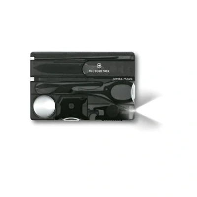 Immagine di Victorinox SwissCard Lite 0.7333.T3 Kit utensili tascabili da viaggio Numero funzioni 13 Onice (trasparente)