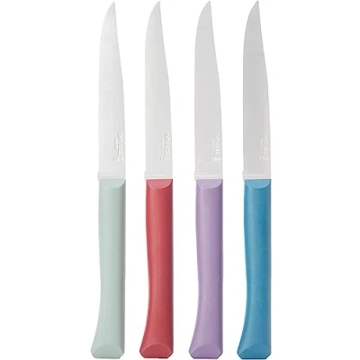 Immagine di Opinel Bon Appetit+ Glam 254501 Set di coltelli da tavola in acciaio, multicolore