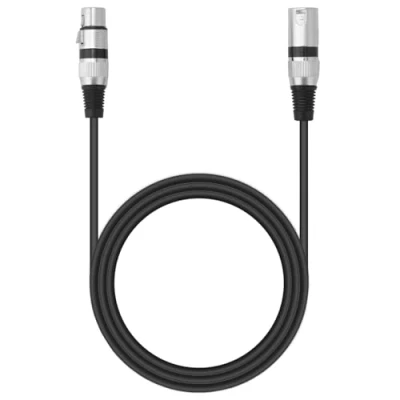 Immagine di QWORK® 2 Pezzi 5M Cavi XLR, 3 Pin Cavo per Microfono XLR Maschio a Femmina, Microfono, Altoparlanti, Mixer Audio