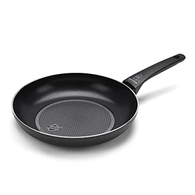 Immagine di Moneta Recy Padella 28 cm Ricicla 43 Lattine, Net Induction, Nero, Corpo Alluminio 100% Riciclato