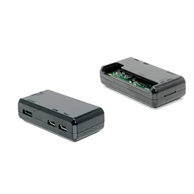 Immagine di SB alta qualità Raspberry Pi Zero Custodia Trasparente/trasparente Accesso a Tutte le Porte montato in 30 secondi APERTO and Chiusa Nero