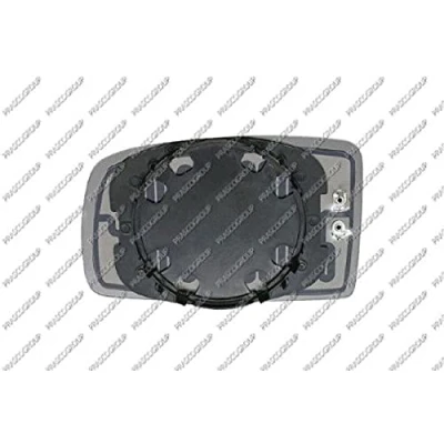 Immagine di PRASCO FT1227513 Vetro Specchio Retrovisore con supporto Dx FIAT: Panda II Hatchback