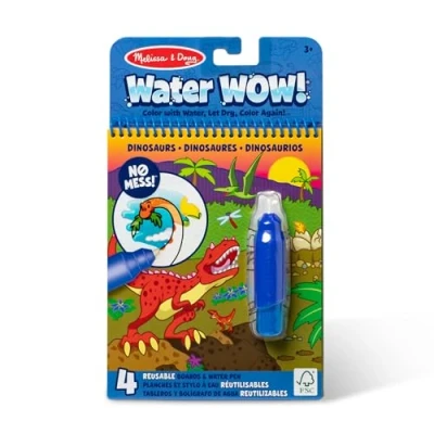 Immagine di Melissa &amp; Doug Water Wow! Magic Book Libro Magico da Colorare con la Penna Magica a Tema Dinosauri Album Pennarelli ad Acqua Giochi Viaggio per Bambini dai 3 ai 7 anni