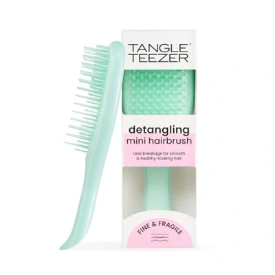 Immagine di Tangle Teezer Mini Ultimate Detangler Fine e Fragile, per capelli bagnati asciutti, Spazzola districante sottili fini, perfetta bambini viaggi, Jade Lagoon