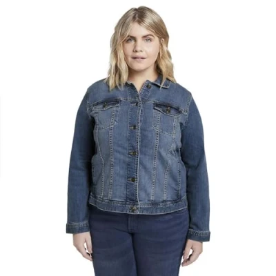 Immagine di MY TRUE ME TOM Tailor Giacca di jeans, Donna, Taglia: 46, Blue denim