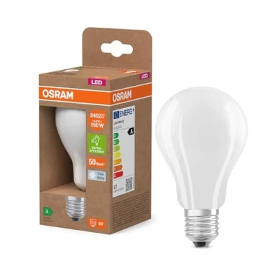 Immagine di OSRAM 4058075839205 LED (monocolore) ERP A (A G) E27 Forma di bulbo 11.6 W = 150 Bianco neutro (Ø x A) 70 mm 1 pz.