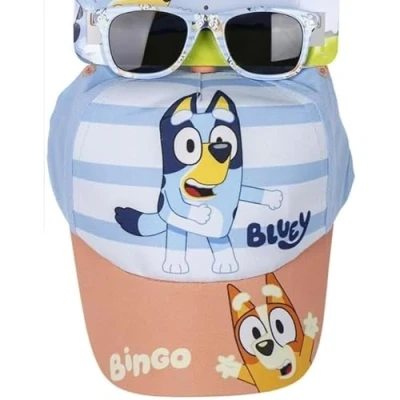 Immagine di CERDÁ LIFE&#039;S LITTLE MOMENTS Set Gorra Y Gafas sol de Bluey Occhiali, Multicolore, Standard Unisex Bambini e Ragazzi