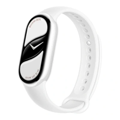 Immagine di Xiaomi Smart Band 10 Ceramic Edition (Sport Tracker), 1.72&quot; AMOLED Display, autonomia 21 gg, ricarica rapida, 150+ sport, monitoraggio benessere e sonno, HyperOS 2.0, resistente 5ATM, Compass, Bianco