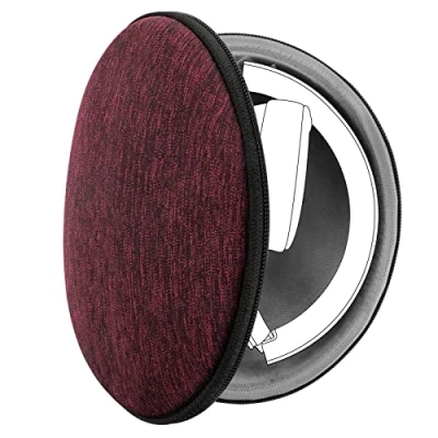 Immagine di Geekria Shield Custodia per Cuffie Compatibile con Sony WH XB900N, H910N, WHH900N, 1000XM4, 1000XM3 Custodia, Borsa da Viaggio Rigida di Ricambio Avvolgicavo (Deep Red)
