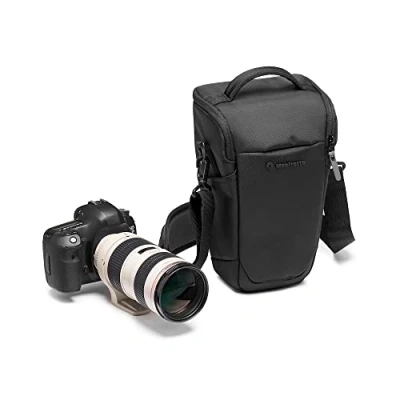 Immagine di Manfrotto Advanced Fondina L III, Custodia Macchina Fotografica, Borsa per Reflex con Obiettivo, Fotocamera Attacco Treppiede e Copertura Antipioggia, Accessori Fotografia