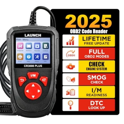 Immagine di LAUNCH CR3008 Plus obd2 auto diagnostica, Una chiave I/M,Aggiornamento a vita, Lettore di codici motore migliorato Strumento scansione diagnosi OBDII per tutti i veicoli, Modello 2024