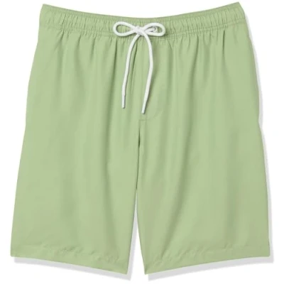 Immagine di Amazon Essentials Costume a Boxer Ad Asciugatura Rapida 23 cm Uomo, Verde Salvia, S