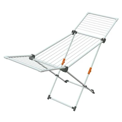 Immagine di JUWEL Superdry 40800 Maxi (Filo stendibiancheria, Lunghezza 20 m, Colore Grigio, Resistente alle intemperie, Stabile), Lino, Ossidian Grey,