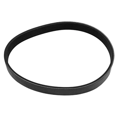 Immagine di eMagTech 7PJ451 Cinghia Di Trasmissione Compatibile Con Bosch Rotak 320 Rasaerba 7 Costole Ad Anello Chiuso Sostituzione Dentata In Gomma Larghezza 16mm Circonferenza 451mm