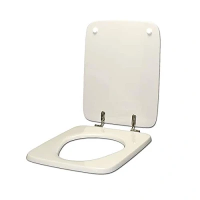 Immagine di Copriwater Ideal Standard VELARA BIANCO I.S. Cerniera Cromo Sedile Asse Wc