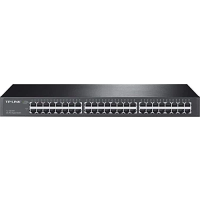 Immagine di TP LINK TL SG1048 Switch 48 Porte RJ45 Gigabit 10/100/1000Mbps, Plug &amp; Play, Struttura in acciaio