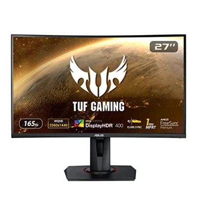 Immagine di Asus TUF Gaming VG27WQ Monitor LED ERP F (A G) 68.6 cm (27 pollici) 2560 x 1440 Pixel 16:9 4 ms HDMI ™, DisplayPort, Cuffie (jack da 3,5 mm) VA