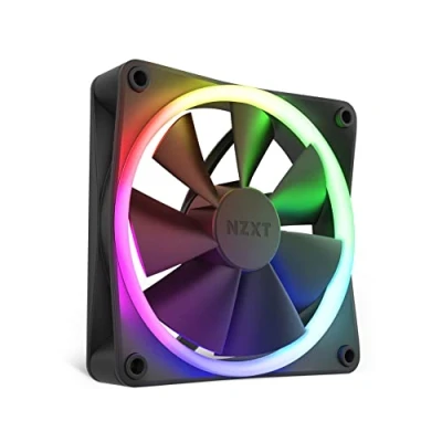 Immagine di NZXT Ventole RGB F120 RF R12SF B1 Regolazione avanzata dell&#039;illuminazione Raffreddamento silenzioso Singola (ventola e controller richiesti non inclusi) Ventola da 120 mm Nero