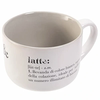 Immagine di Villa d&#039;Este Home Tivoli Victionary Jumbo Mug Latte &amp; biscotti in gres 520 ml