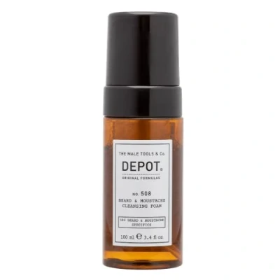 Immagine di DEPOT No. 508 Beard &amp; Mustache cleansing foam schiuma lavante per barba e baffi 100ml