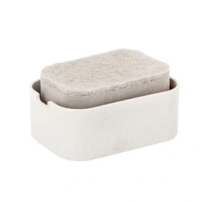 Immagine di VIGAR Set Pennello, Vassoio e dispenser di Sapone, Grigio, 13 X 9 6,5 CM