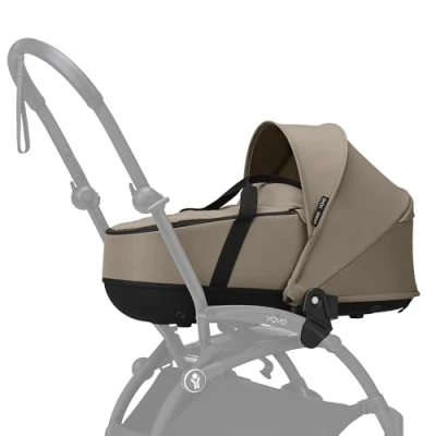 Immagine di Stokke YOYO Newborn Shell, Taupe Per neonati fino a 6 mesi o 9 kg Include guscio semirigido, materasso doppio e coprigambe Necessario telaio (venduto separatamente)