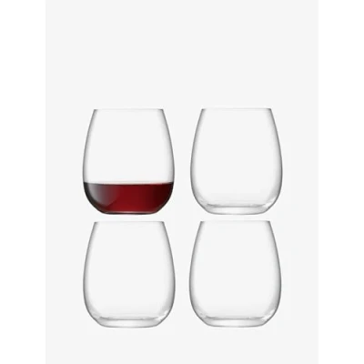 Immagine di LSA BG11 BOrough, Bicchiere senza stelo, 455 ml, Trasparente, Confezione da 4