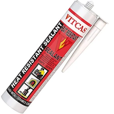 Immagine di Vitcas Sigillante resistente al calore, fino a 1300 C, 310 ml